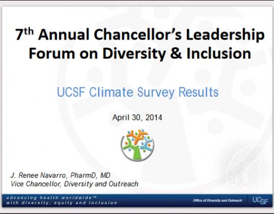 Screen grab of the presentation cover page