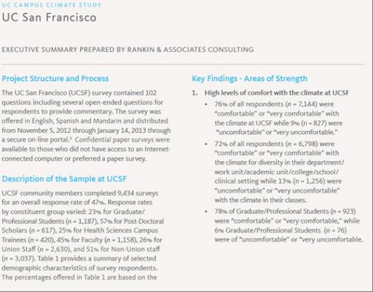 Screen gran of teh report's front page