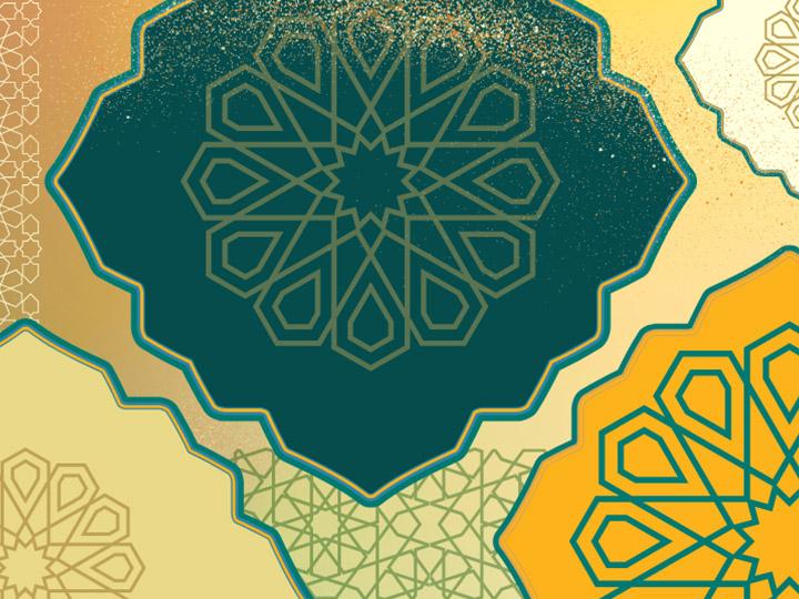 Middle Eastern mosaic pattern